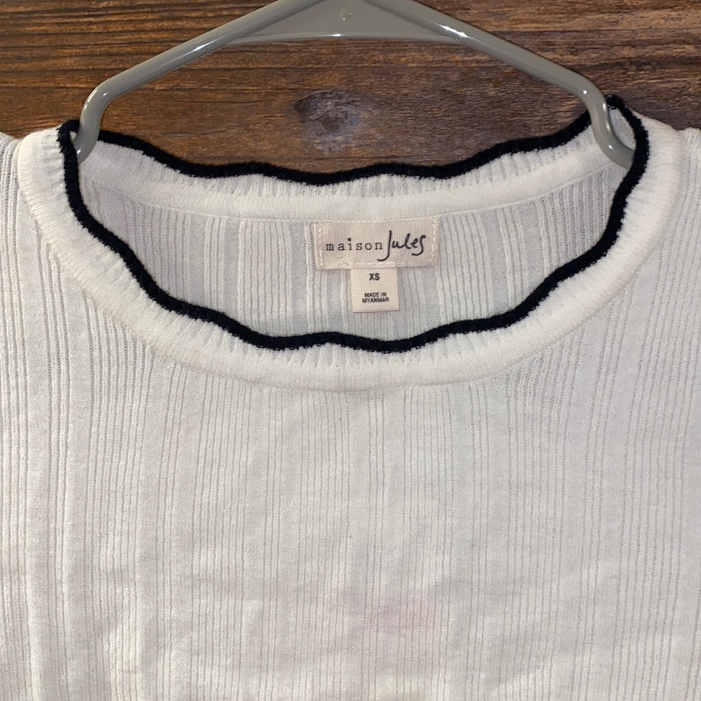 Maison Jules Ribbed Sweater - Picture 4 of 5